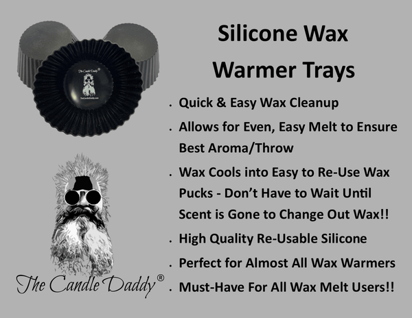 (USE CODE CHRISTMAS10 SAVE $10 OFF $50) The Candle Daddy's "Rubbers" - (3) Silicone Wax Warmer Liners -Re-Usuable - Must Have for All Wax Melt Users! - The Candle Daddy