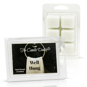 5 Pack - Well Hung - Fresh Linen Scented Wax Melt Cubes - 2 Oz x 5 Packs = 10 Ounces - The Candle Daddy