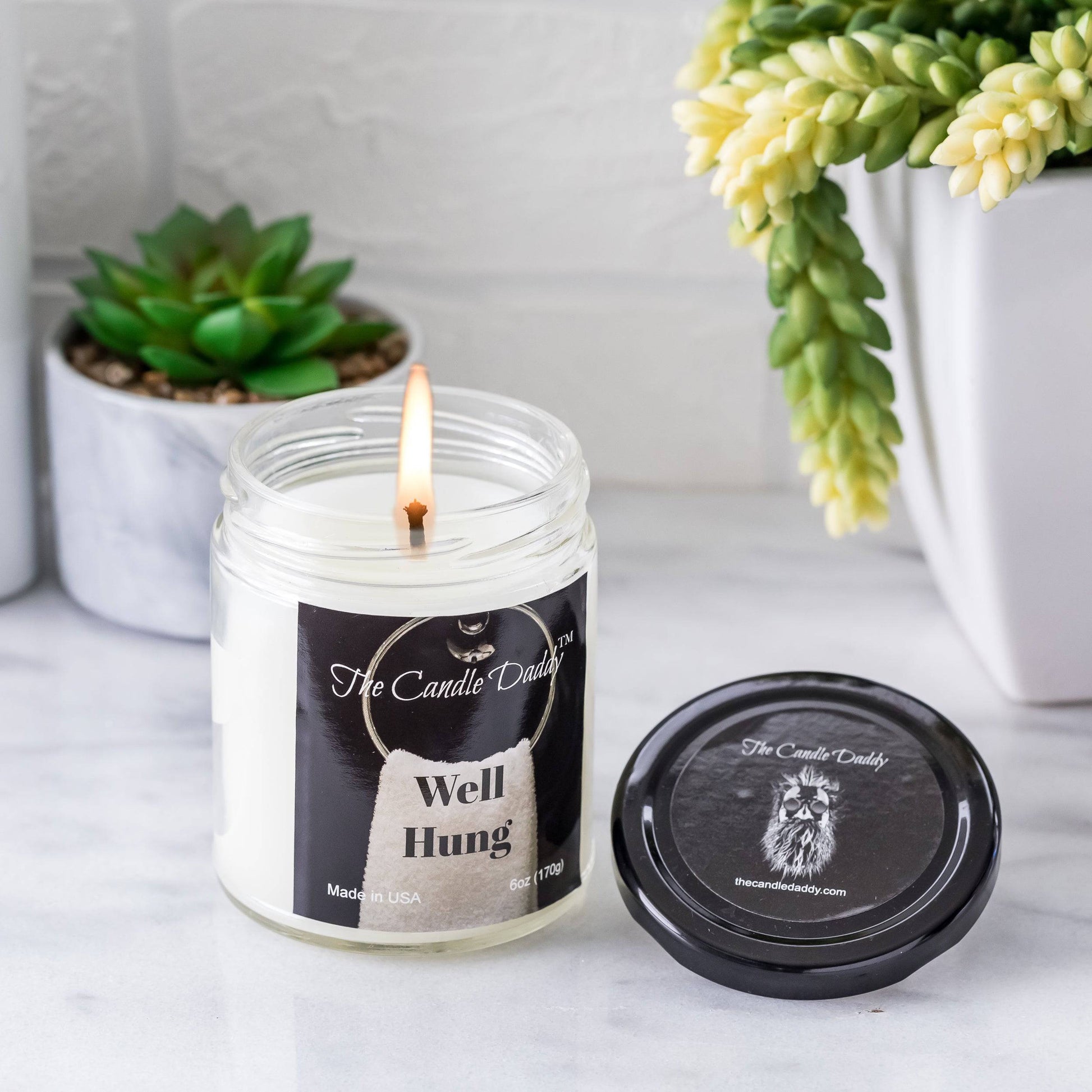 "Daddy's Greatest Hits Vol. 1" Combo Set Of Five of Our Favorite Scented 6oz Jar Candles - Deez Nutz, Bofa Deez Nuts, Blue Balls, Morning Wood and Well Hung - The Candle Daddy