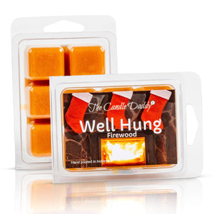 Well Hung - Fireplace Scented Wax Melt Cubes - 1 Pack - 2 Ounces - 6 Cubes - The Candle Daddy