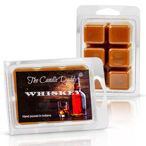 5 Pack - Whiskey Bourbon Wax Melt Cubes - 2 Oz x 5 Packs = 10 Ounces - The Candle Daddy