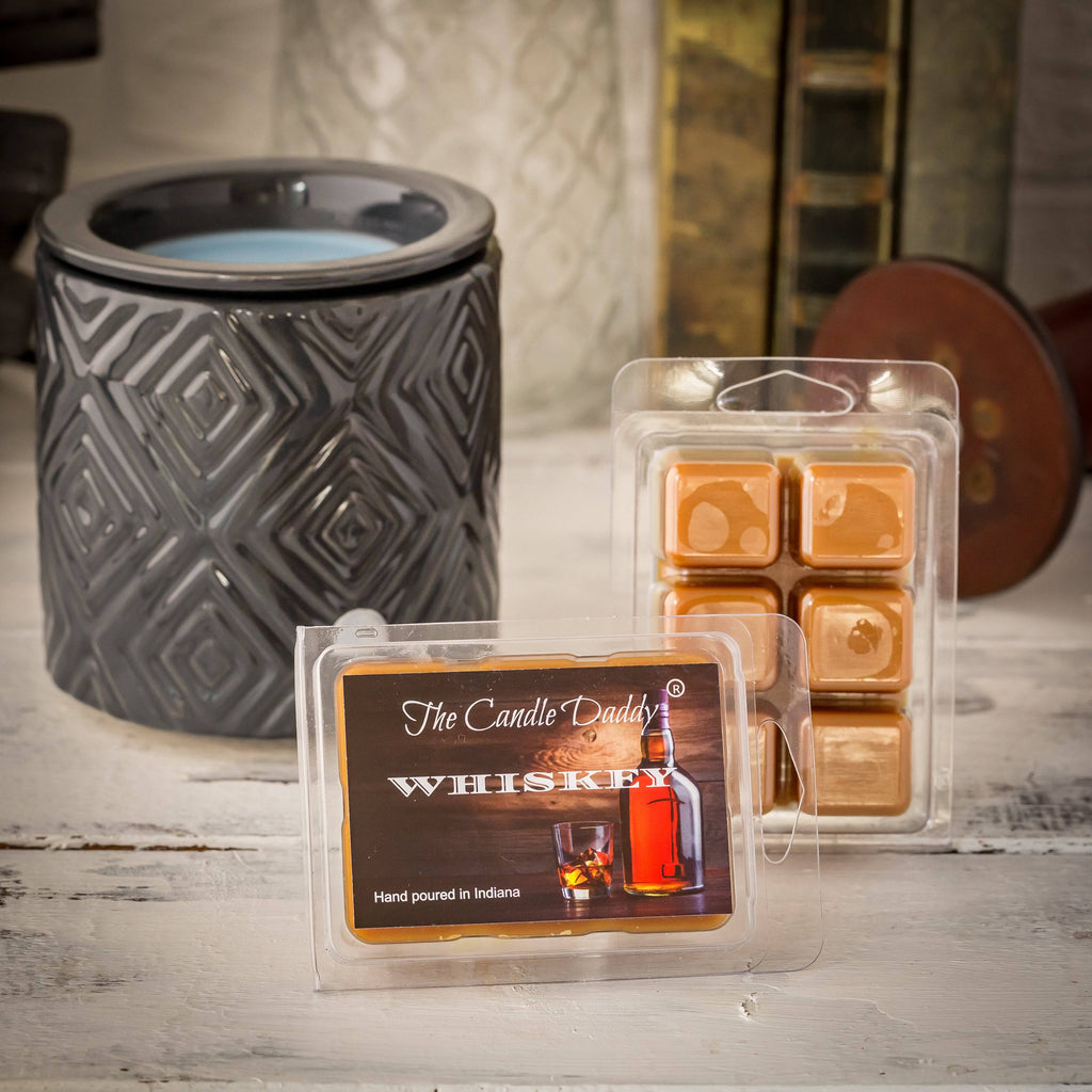 5 Pack - Whiskey Bourbon Wax Melt Cubes - 2 Oz x 5 Packs = 10 Ounces - The Candle Daddy