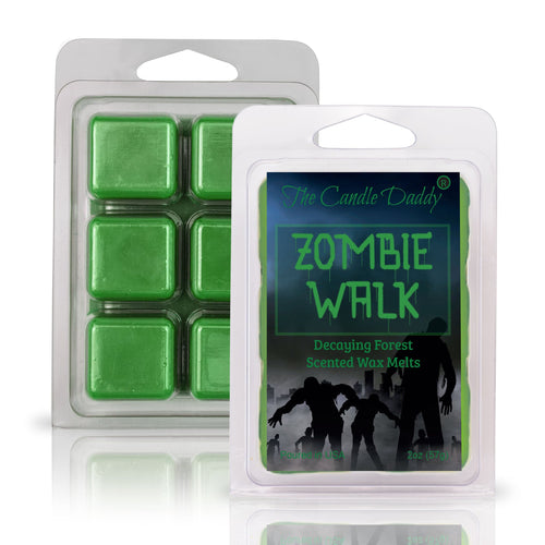 Zombie Walk - Decaying Forest Halloween Scented Wax Melt - 1 Pack - 2 Ounces - 6 Cubes - Blowout