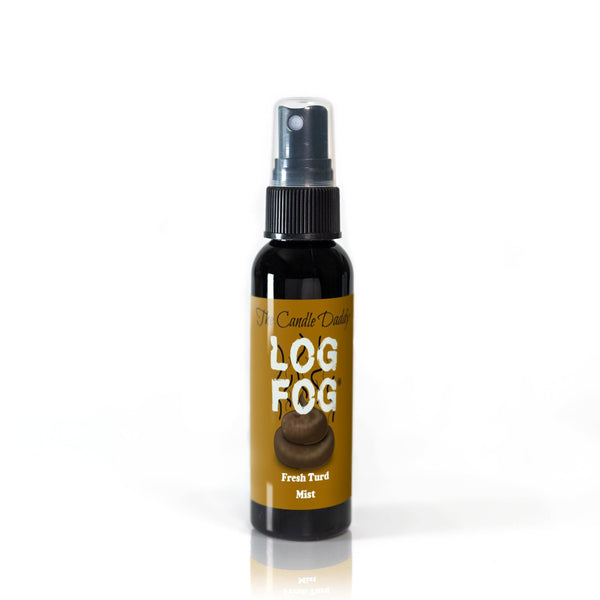 Log Fog - Fresh Turd Mist - Perfectly Formulated Terrible Smell - 2 fl oz - The Candle Daddy