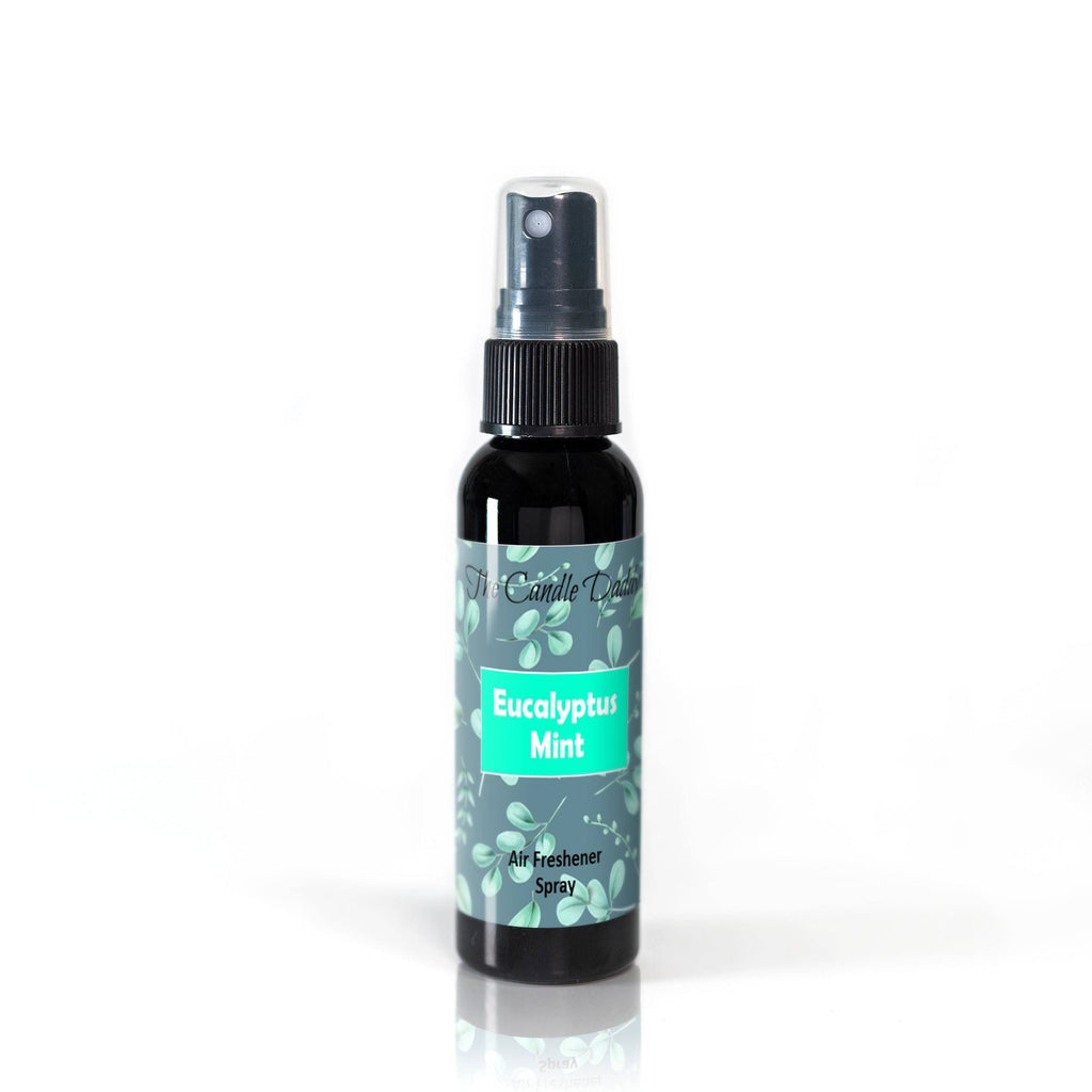 3 Pack - Eucalyptus Mint Spray - Eucalyptus Mint Scented - Room/Car Air Freshener Spray – (3) 2 Ounce Spray Bottles - The Candle Daddy