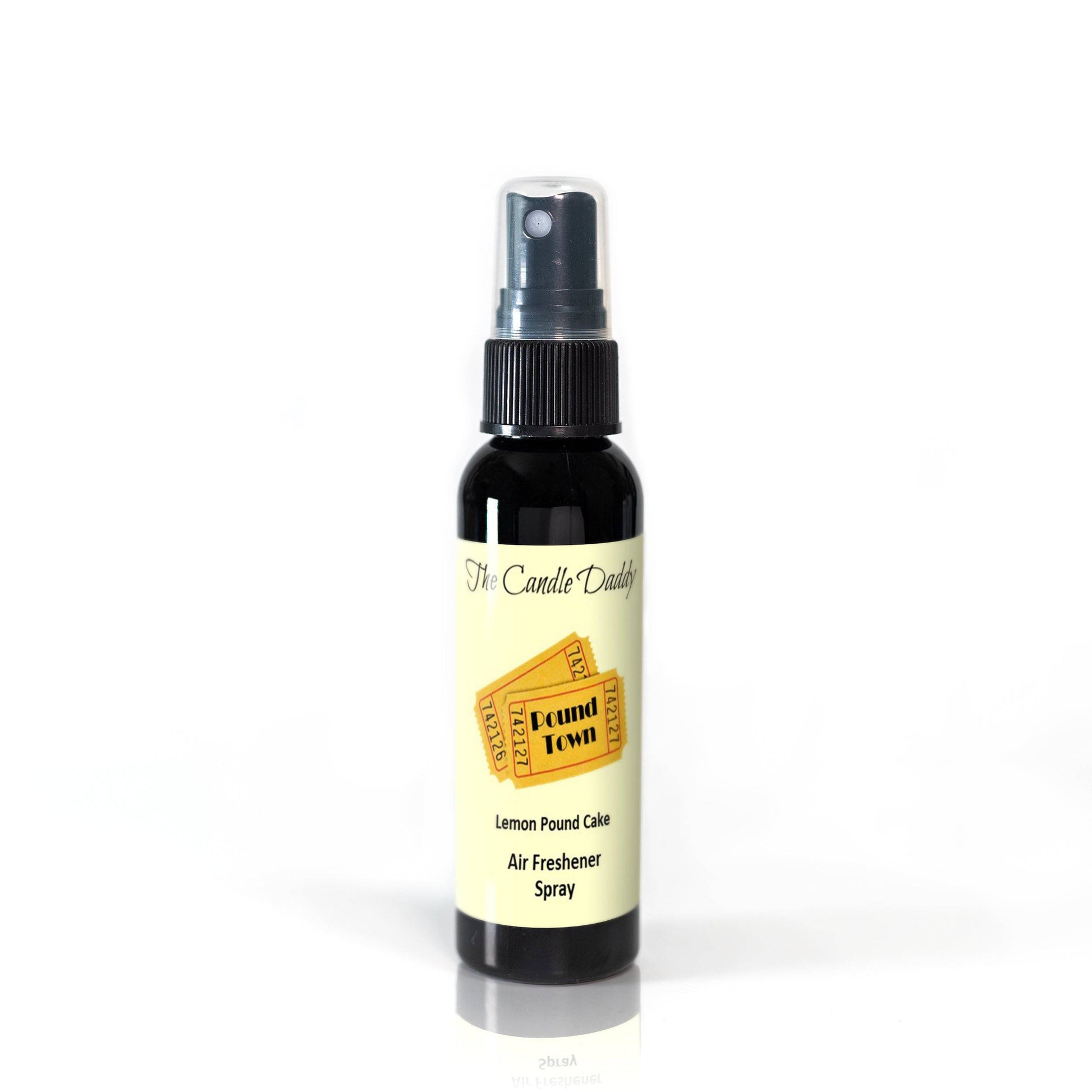 3 Pack - Pound Town Spray - Lemon Pound Cake Scented - Room/Car Air Freshener Spray – (3) 2 Ounce Spray Bottles - The Candle Daddy