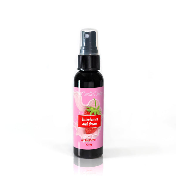 3 Pack - Strawberries & Cream Spray - Strawberries and Cream Scented - Room/Car Air Freshener Spray – (3) 2 Ounce Spray Bottles - The Candle Daddy