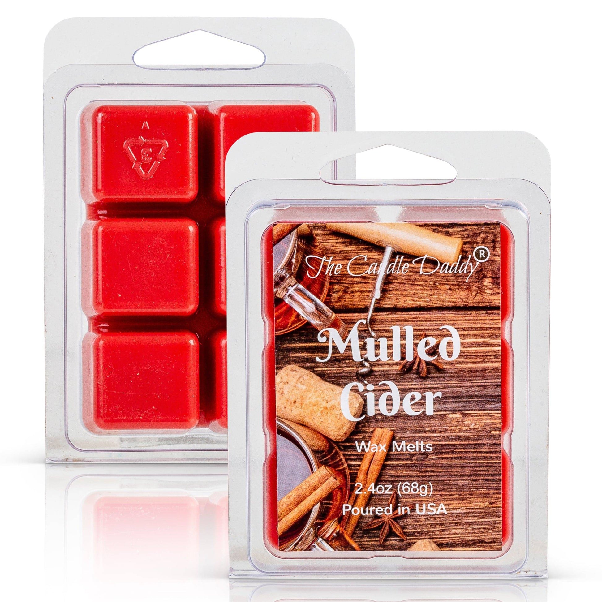 Mulled Cider Scented Wax Melt - 1 Pack - 2 Ounces - 6 Cubes - The Candle Daddy
