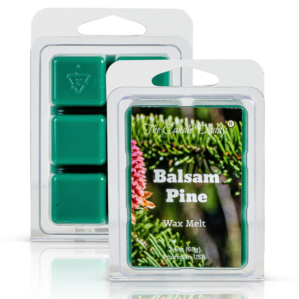 FREE SHIPPING - Balsam Pine - Fresh Pine Christmas Tree Scented Wax Melt - 1 Pack - 2 Ounces - 6 Cubes