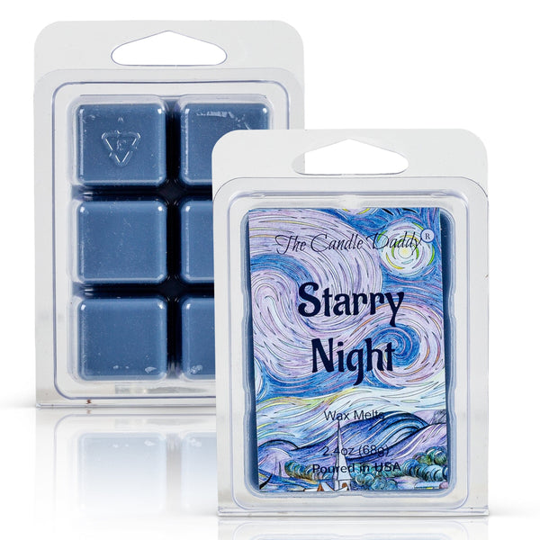 5 Pack - Starry Night - Best Night Ever Scented Wax Melt Cubes - 2 Oz x 5 Packs = 10 Ounces - The Candle Daddy