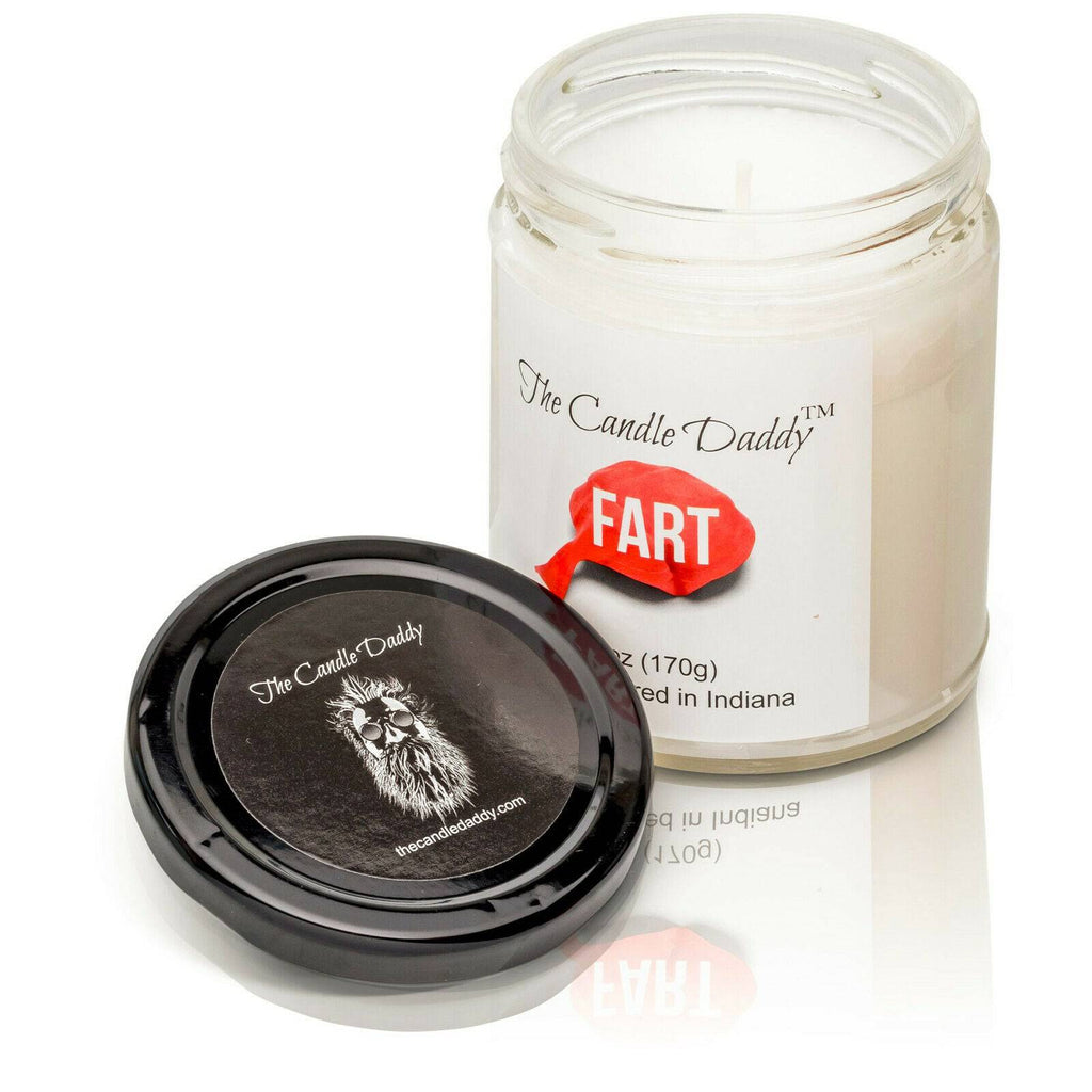 The Candle Daddy Fart Scented Candle - Smells Terrible - Funny Gag Gift Candle - Smely Candle Gift for Holidays, Birthdays - Long Burn Time, Funny Candle Gift, Hand Poured in USA - 6oz.
