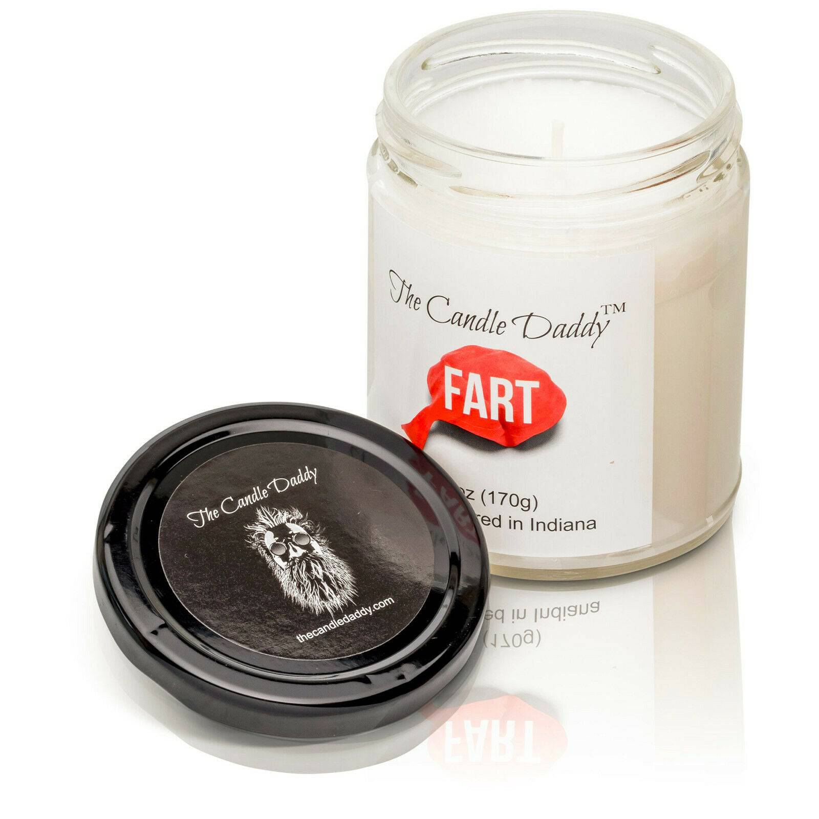 The Candle Daddy Fart Scented Candle - Smells Terrible - Funny Gag Gift Candle - Smely Candle Gift for Holidays, Birthdays - Long Burn Time, Funny Candle Gift, Hand Poured in USA - 6oz.