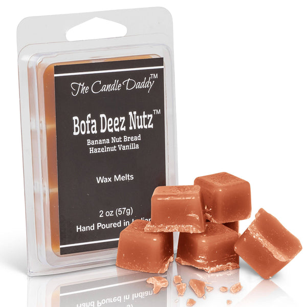 FREE SHIPPING - Bofa Deez Nutz  - Banana Nut Bread Scented Wax Melts - 1 Pack - 2 Ounces - 6 Cubes