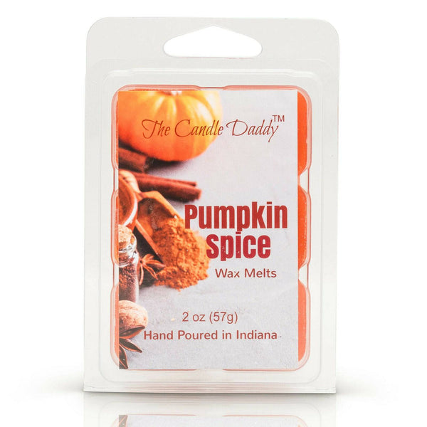 Pumpkin Spice Scented Wax Melt - 1 Pack - 2 Ounces - 6 Cubes - The Candle Daddy