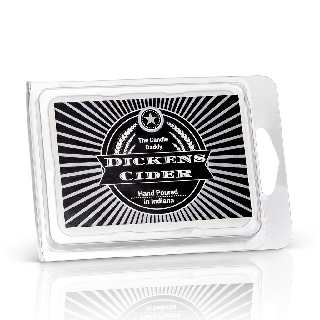 Dickens Cider - Apple Cider Bourbon Scented Wax Melts - 1 Pack - 2 Ounces - 6 Cubes - The Candle Daddy