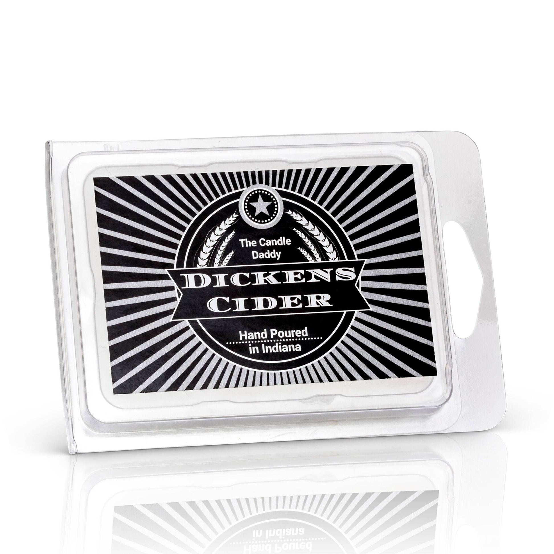 Dickens Cider - Apple Cider Bourbon Scented Wax Melts - 1 Pack - 2 Ounces - 6 Cubes - The Candle Daddy