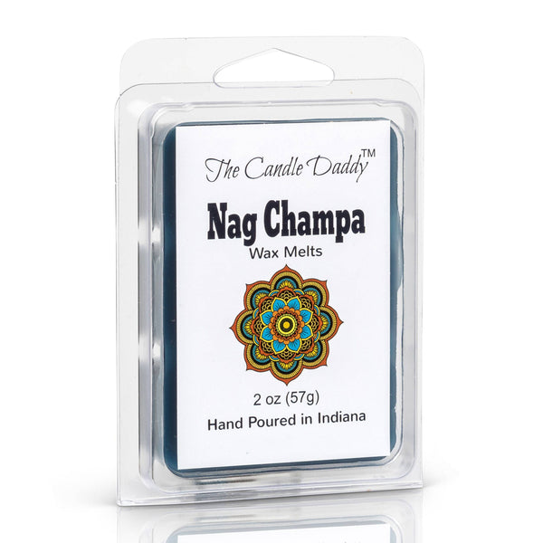 Nag Champa Scented Wax Melts - 1 Pack - 2 Ounces - 6 Cubes - The Candle Daddy