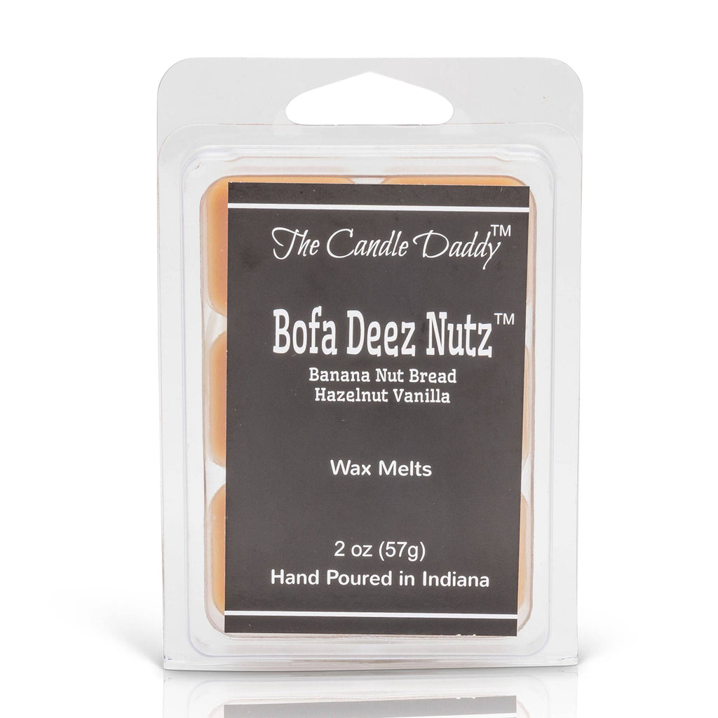 Bofa Deez Nutz  - Banana Nut Bread Scented Wax Melts - 1 Pack - 2 Ounces - 6 Cubes - The Candle Daddy