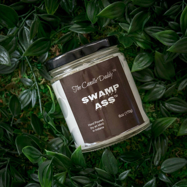 Swamp Ass -Very Horrible Smelling Candle- Practical Joke- 6 Ounce Candle - 40 Hour Burn.
