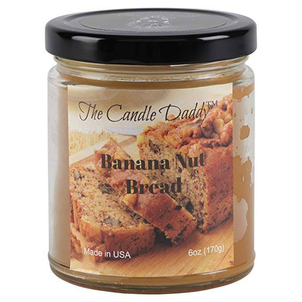 Banana Nut Bread 6 oz Jar Candle - The Candle Daddy