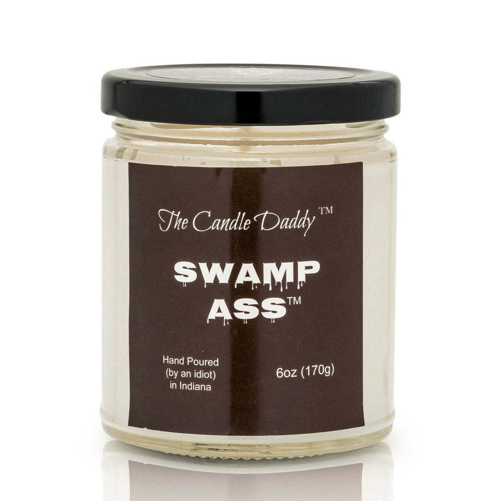 Swamp Ass -Very Horrible Smelling Candle- Practical Joke- 6 Ounce Candle - 40 Hour Burn.