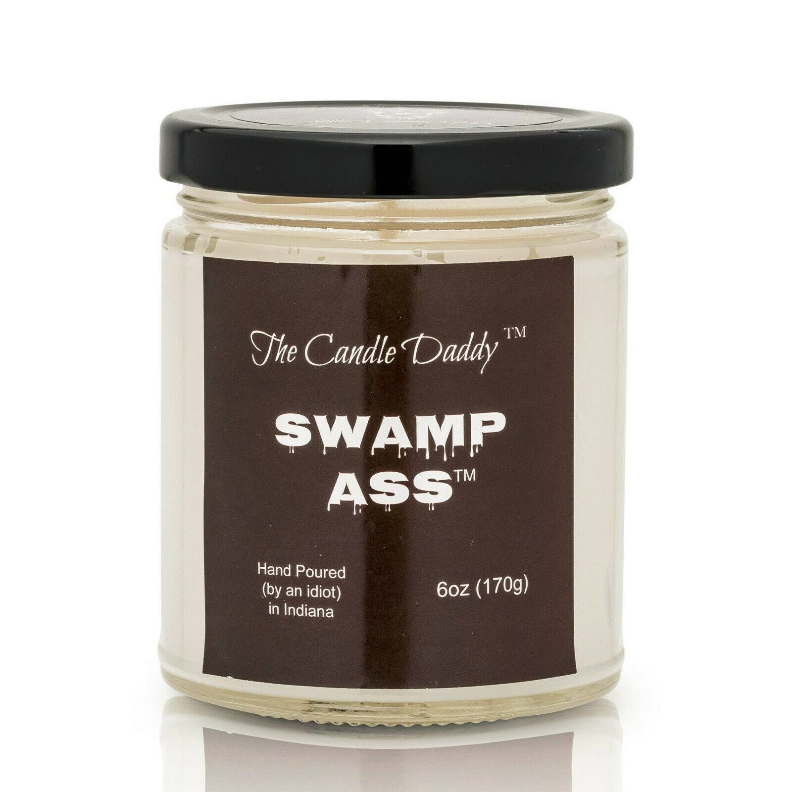 Swamp Ass -Very Horrible Smelling Candle- Practical Joke- 6 Ounce Candle - 40 Hour Burn.
