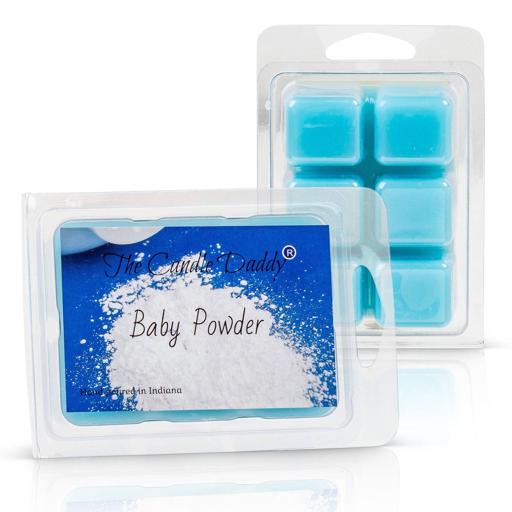 Baby Powder Scented Wax Melt - 1 Pack - 2 Ounces - 6 Cubes - The Candle Daddy