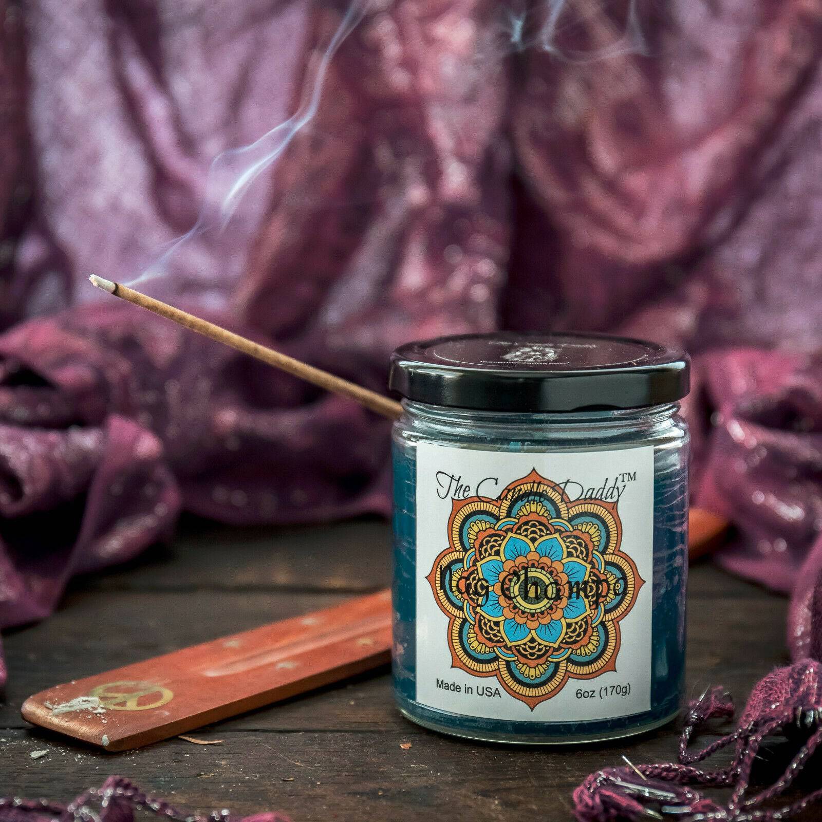 Nag Champa Candle - 6 ounce - 40 Hour Burn.