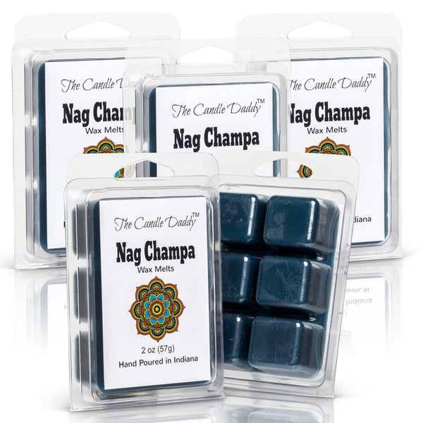 Nag Champa Scented Wax Melts - 1 Pack - 2 Ounces - 6 Cubes - The Candle Daddy